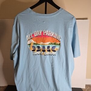 Tommy Bahama Sky Blue Tee "All Day Parking"  XXL